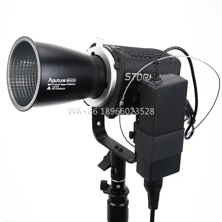 

Aputure STORM 80c Full-Color Compact Point Source Fixture 1800K-20000K G/M Color Correction Video Light for Photography