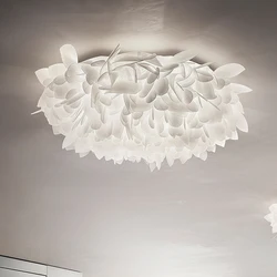 Creative Art Petal Ceiling Light Living Room Light Study Room Bedroom Ceiling Lamp Italy Designer Veli Foliage Lighting Fixtures