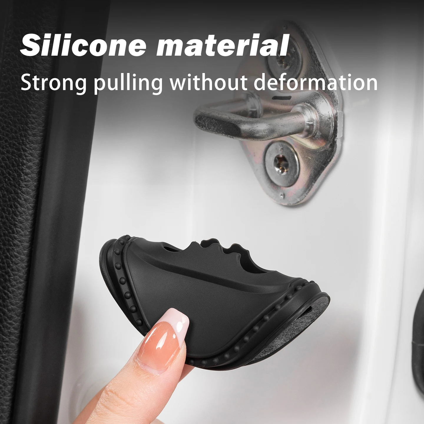 2/4 قطعة سيليكون قفل باب السيارة غطاء واقية الديكور الحال بالنسبة لمازدا 3 BK BL BM BP 2007-2025 2019 2020 2021 2022 2023 2024 #3