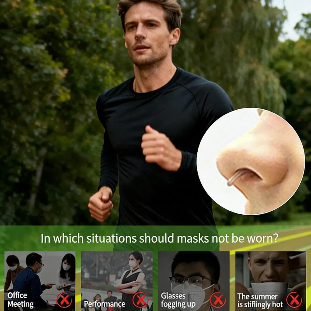 

NEW Disposable Nasal Plugs for Comfort - 4 Pcs Invisible Filters in Assorted Sizes, Portable and Unobtrusive for Day-to-Day Wear