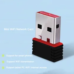 Mini tarjeta de red Wifi USB MT7601, adaptador inalámbrico de 150M, 2,4G, 8188 WLAN, IEEE802.11n, USB 2,0, receptor Wifi para tableta y PC