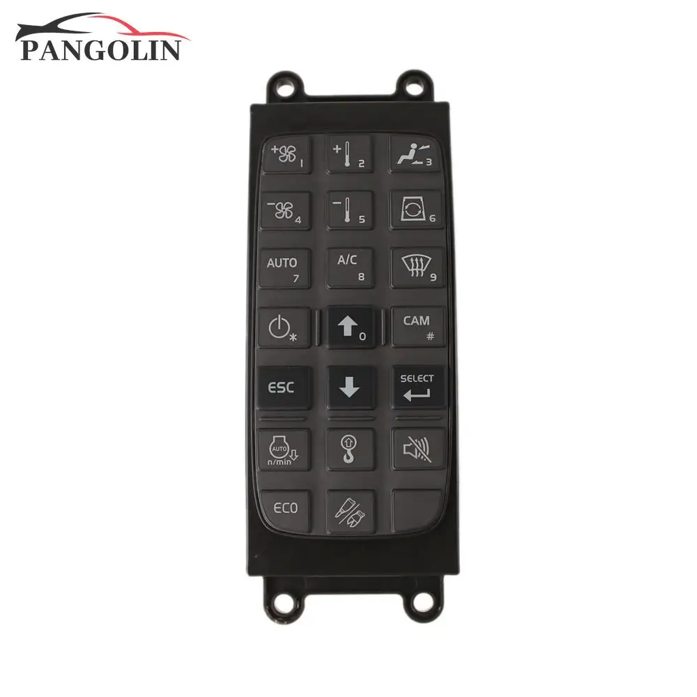 ​1pc Switch Instrument Keypad VOE14568905 14594714 14701419 for Volvo EC120D EC180D EC210D EC300D EC380D EC480D EC750D Excavator