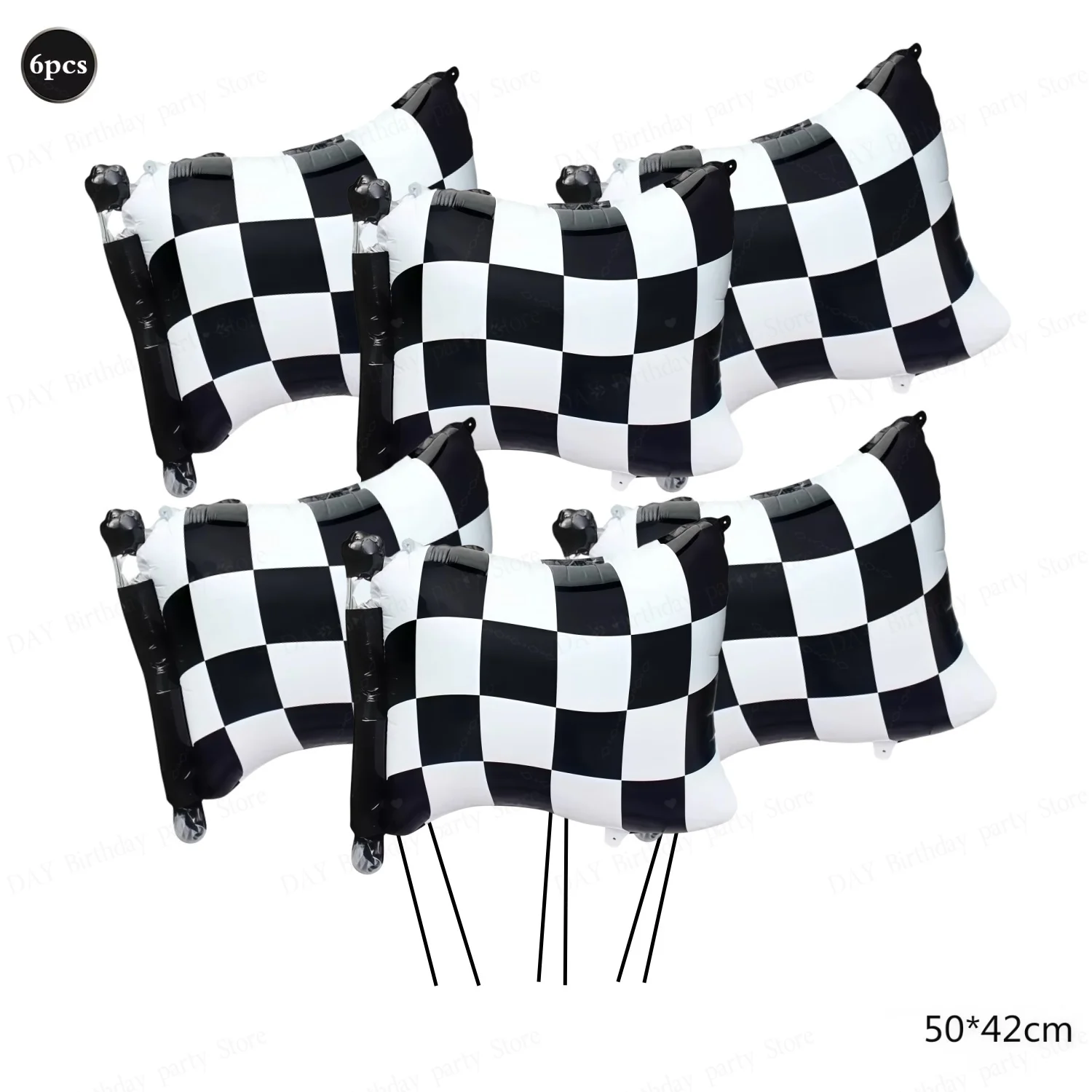 Race Car Party Decorations F1 Racing Car Balloons Tableware Plates Napkins Cups Banner for Boys 1‑9 Birthday Party Supplies view 6