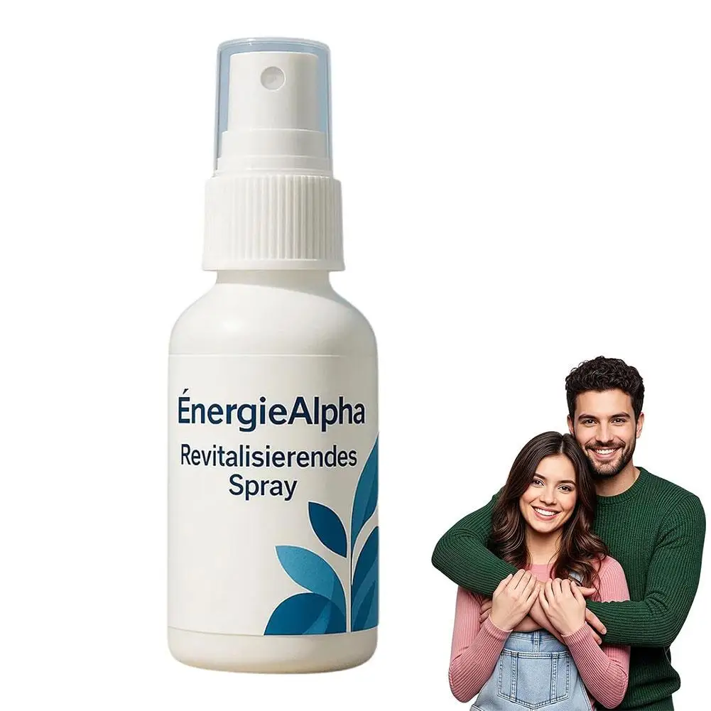 EnergieAlpha Energizing Body Spray For Men Instant Energy Boost Refreshing Mist Fatigue Recovery Revitalizing Care Spray