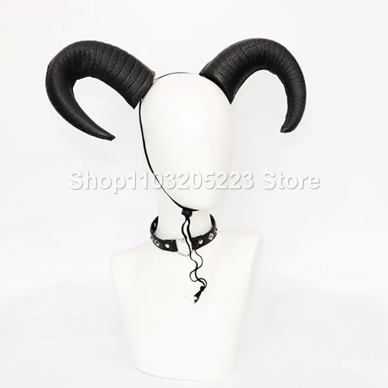 

Renaissance Medieval Gothic Antelope Horn Headdress Halloween Cosplay Viking Warrior Warrior Costume Accessories Props