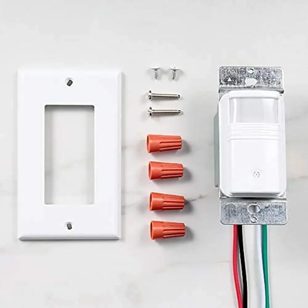 Indoor Motion Sensor Light Switch 10 Pack Single Pole Occupancy Wall Switch UL FCC Certified Adjustable Sensitivity RF 180°