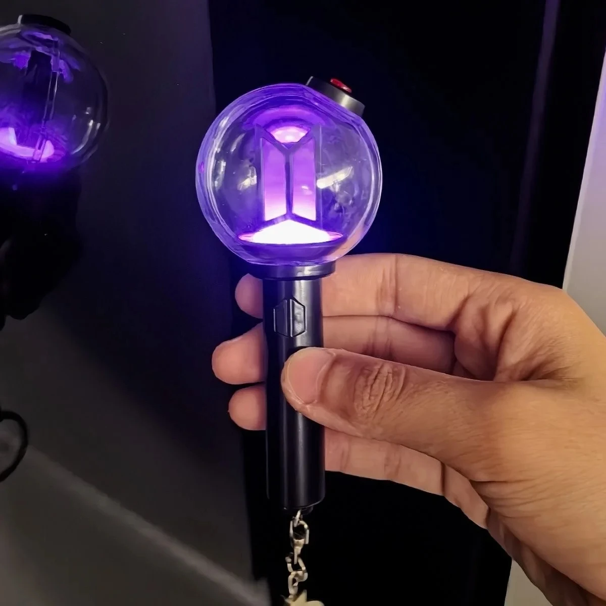 

New SKZOO stray kids Mini Kpop Army Ver.4 Lightstick Keychain Light Up Pendant Keyring