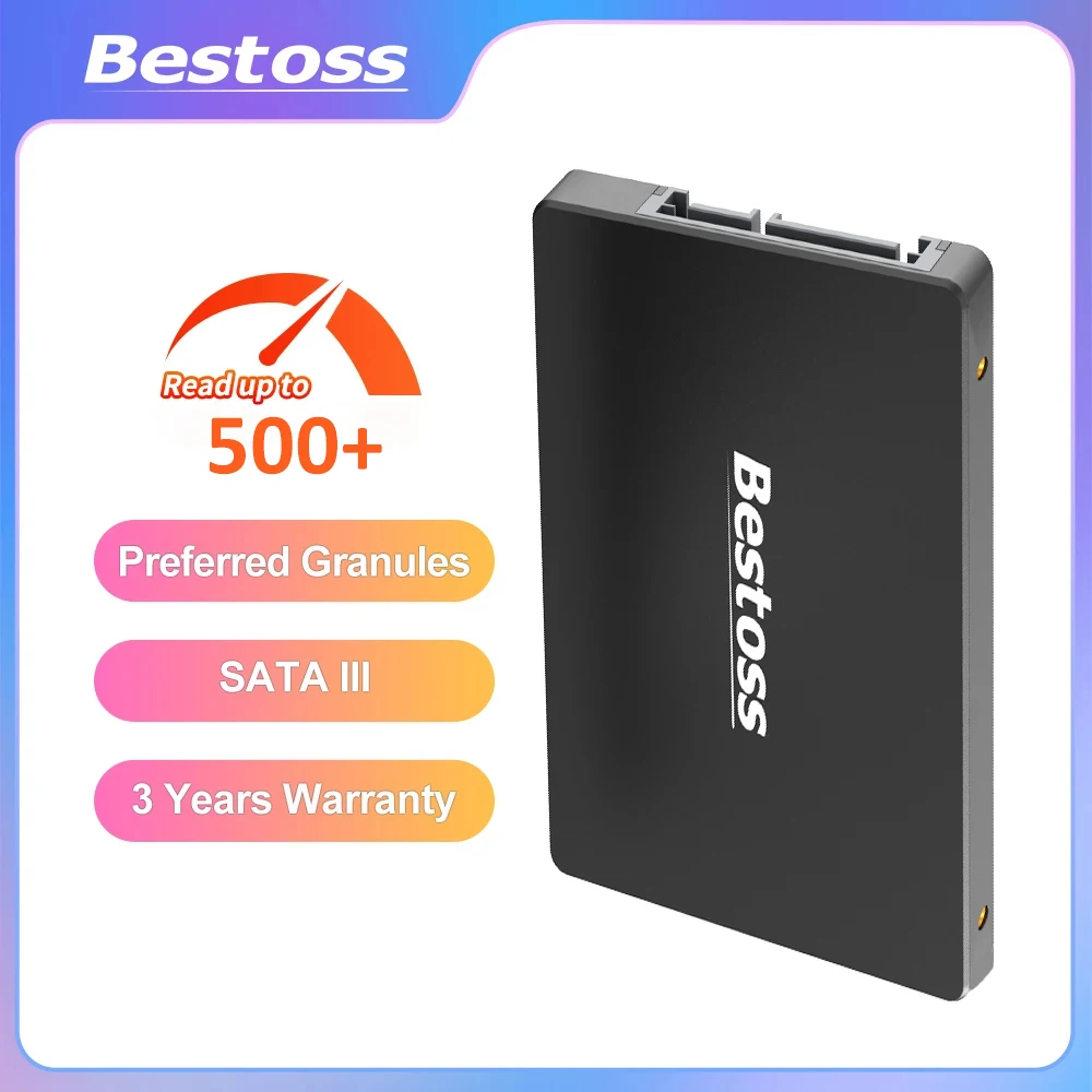 SSD Hdd 2.5 SATA3 Hard Disk SSD 120gb 240gb 1TB 512GB 128GB 256G 2TB 4TB Internal Solid State Hard Drive for Laptop PC Bestoss