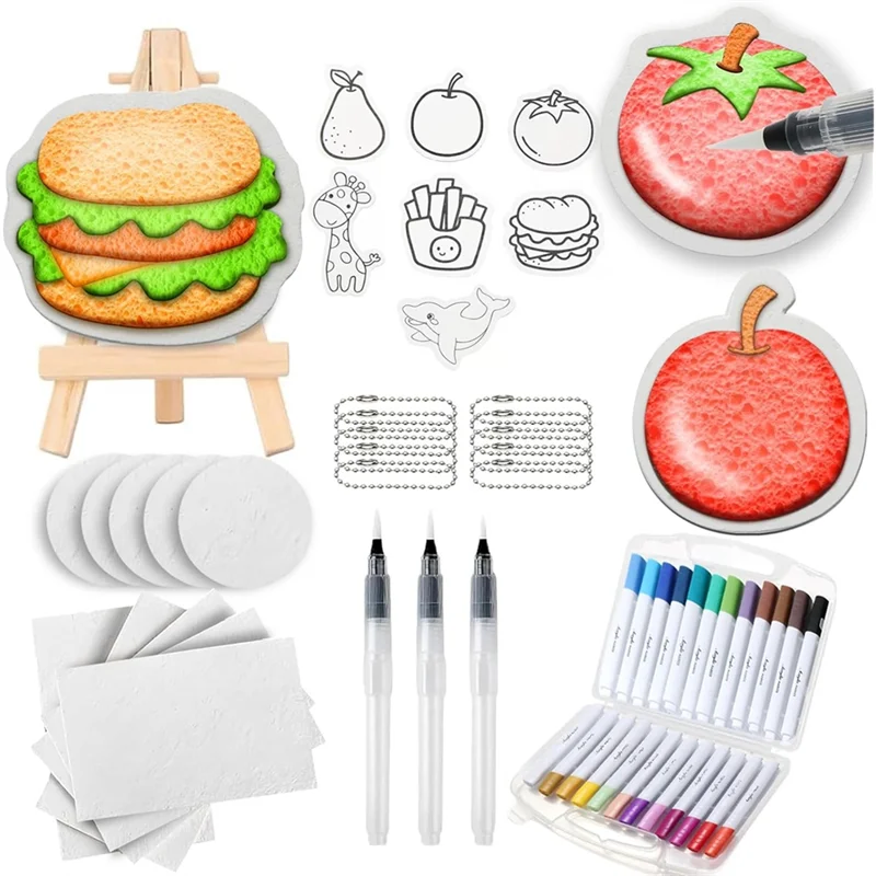 

DIY Bubble Drawing Pen, Magic Puffy Paint, Foam Texture Painting Kit, Magic 3D Foam Texture Painting Kit Art Supplies