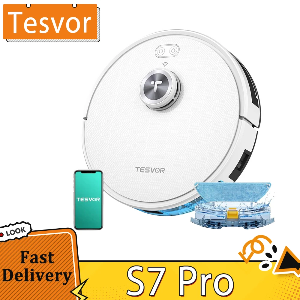 مراجعة تفصيلية لـ Tesvor S7 Pro: مكنسة روبوت ذكية مع وظيفة مسح مثالية