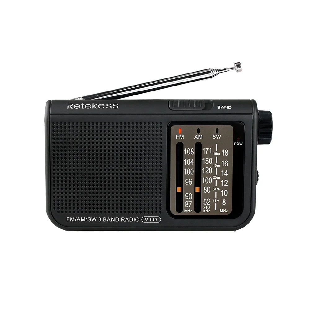 Radio FM Portable Radios AM FM SW All Waves Radio Multiband Shortwave Full Band Radio Transistor Battery Operated