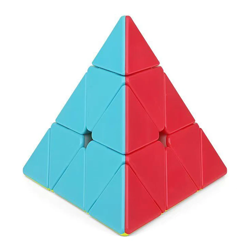 

Speed Cube 3X3X3 Pyramid Stickerless Triangle Puzzle Smooth Easy Turning Educational Toys For Kids Boys Girls Zauberwürfel