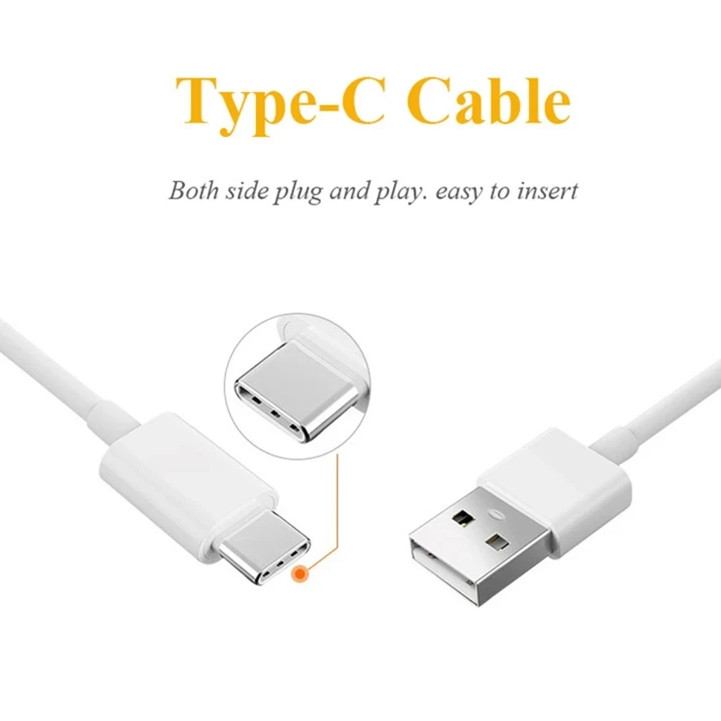 YAEATYPE USB Type C Cable for Samsung S10 S9 Quick Charge 3.0 Cable USB C Charging for Huawei P30 Xiaomi USB-C Charger Wire