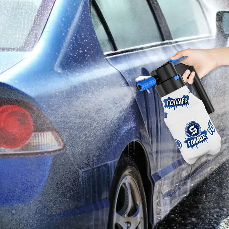 

Electric Foam Sprayer Pump Foam Sprayer 1.5L Powerful Electric Foamer Multi-purpose For Vehicle Washing Motorcycle Truck RV Boat