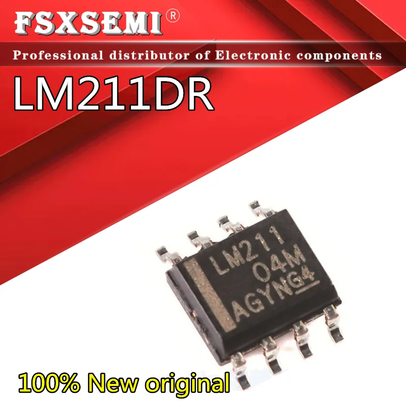 

10pcs New LM211DR LM211 SOP-8 differential comparator chip