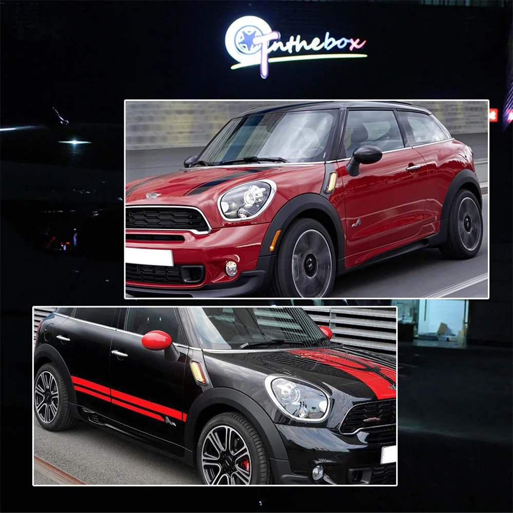 Dynamic Blinker Amber LED Front Bumper Side Marker Turn Signal Lights For BMW MINI Cooper R60 Countryman R61 Paceman 2011-2016 - view 6
