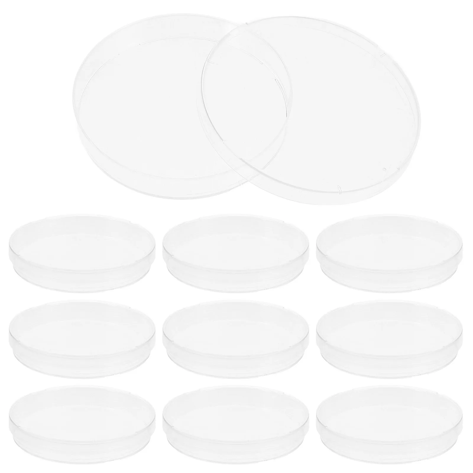 

20pcs Cell Dishes Chemistry Holder Clear Dish Laboratory Use Tissue Growth Petri Plates With Lid Chemistry Petri Tray