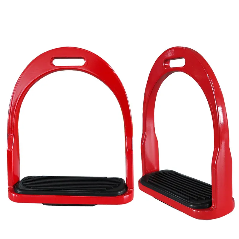 Multi-Color Painted Aluminum Stirrups High-Quality Wider Thicker Rust-Resistant Equestrian Equipment in Various Colors