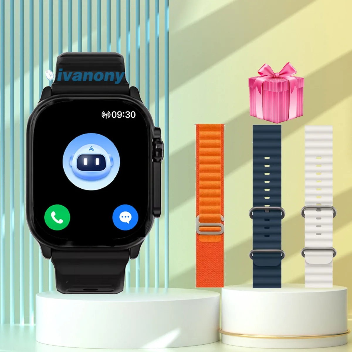 

Original Smart Watch HK11 Ultra 3 Schedule Reminder Bluetooth Network Sharing AI Robot Offline Voice Wake up Amoled Wristwatch