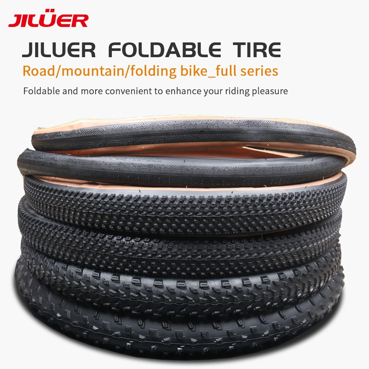 Jiluer MTB Tires 26 27.5 29 Inch Tyres Road Bike 700x25C 28C Foldable Rim 29 Mountain Bike Tire 26x4.0 Fatbike Small Wheel Tube