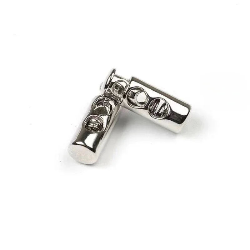 10pcs Zinc Alloy Cord Locks Smooth Plating Metal Cordlocks Spring Adjustable Buckles Clothing Accessories