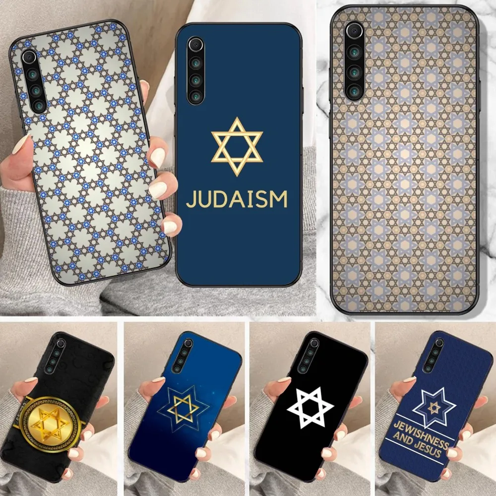 Jewish David Star Mobile Phone Case for Xiaomi Mi 13 12 12S 12T 11T 10T 9T Lite Pro Ultra Poco F3 F4 F5 X4 GT Black Cover Funda