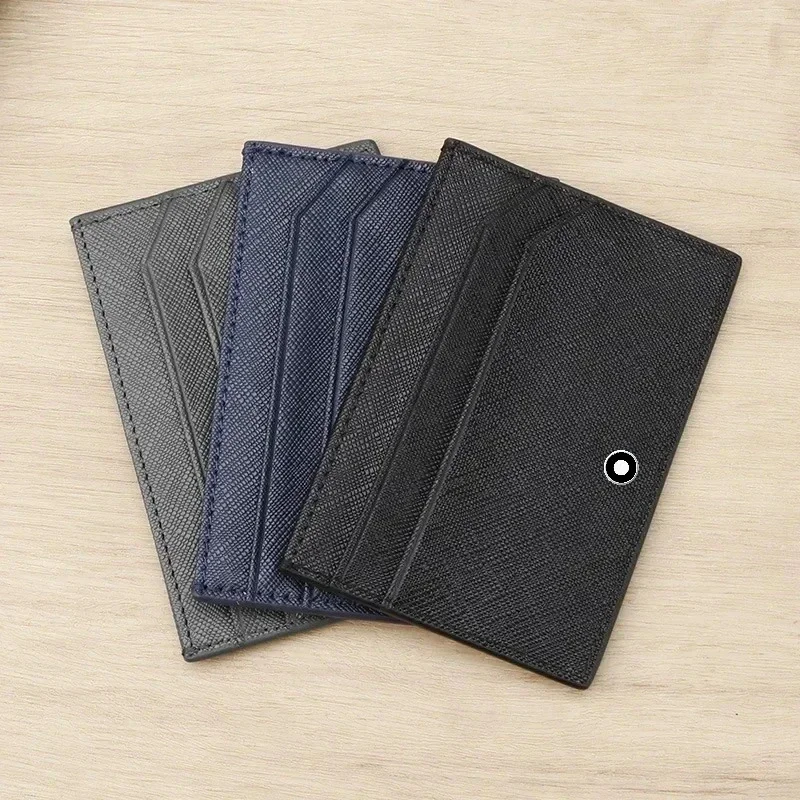 Busine Sle Card Holder Wallet Men PU Leather Slim Mini Credit Card Holders ID Card Case Men's Wallet Small Purse Cardholder - view 2