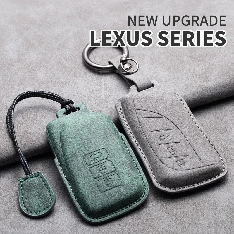 Leather 2/3 Buttons Car Key Cover Case For Lexus NX IS RX ES GX LX LS UX GS 200 260 300 350 NX200 NX300 RX350 ES300 Accessories