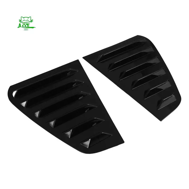 

A22E-Car Rear Side Window Louvers, For Golf 7 R MK 7 7.5 2013-2020 Racing Style Window Blinds Air Vent Scoop Cover