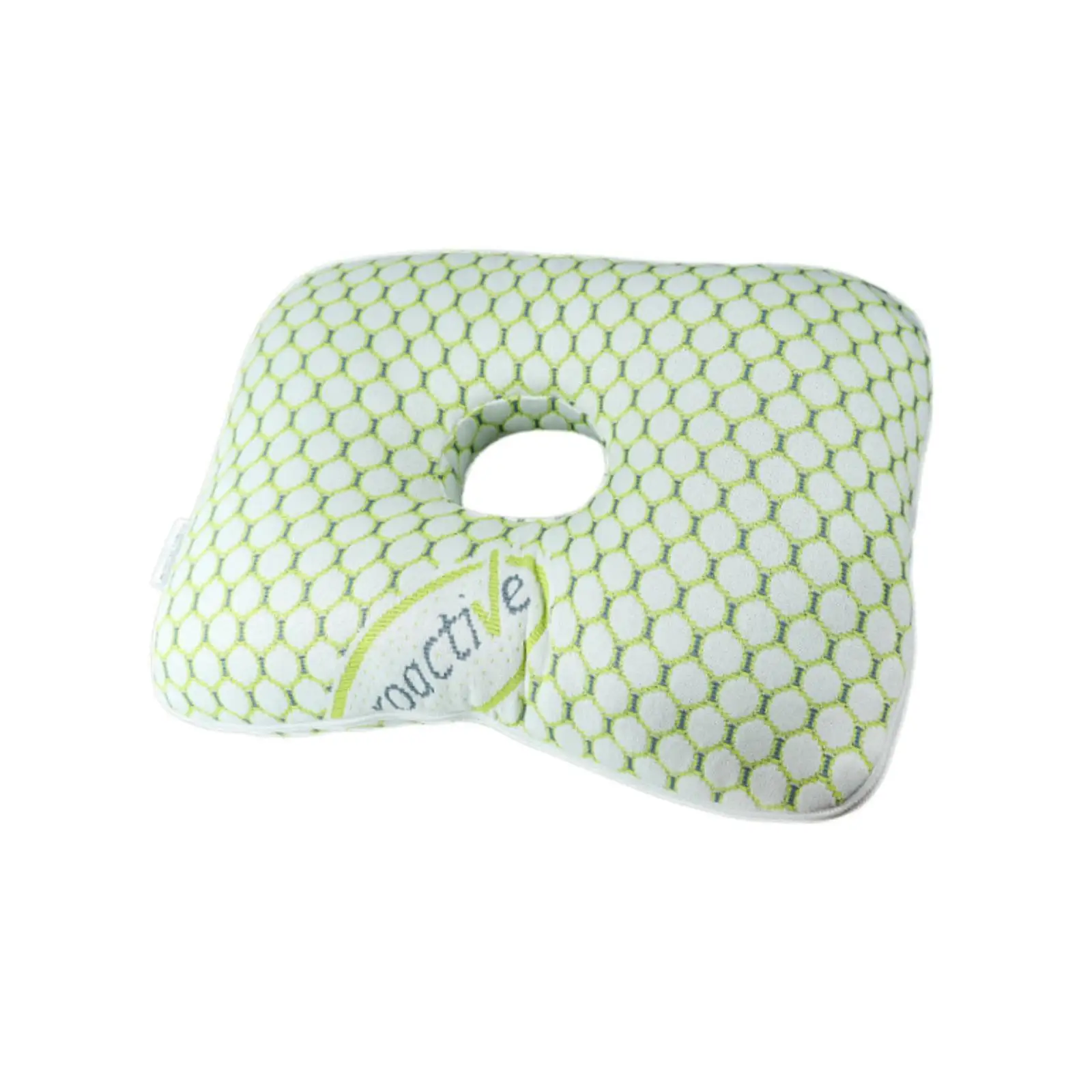 Comfortable Milk Silk Sleeping Pillow Ear Protector Cushion with Hole for Side Sleepers Nap Salon Travel