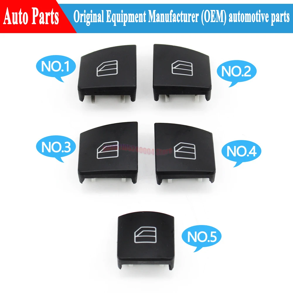 Complete Car Window Switch Button Cover Cap For Mercedes Benz A B C E GLK GLA CLA W176 W246 W204 W212 X204 W156 W117 A2049055402