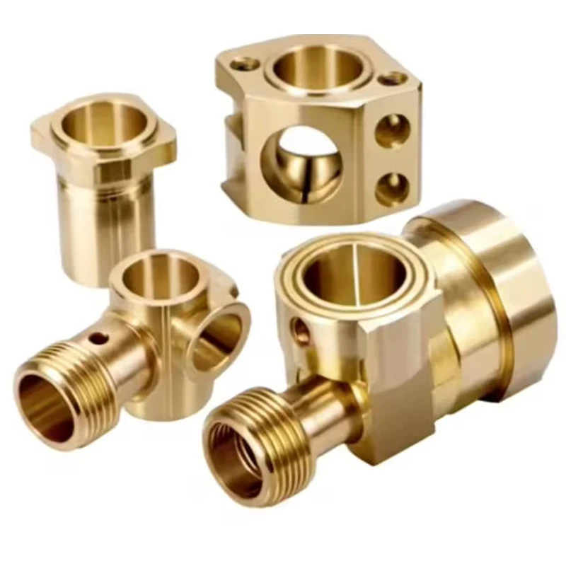 Custom CNC Machining Brass Parts Chrome Plating Precision Milling for Construction and Mechanical Hardware