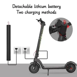 2023 aggiornamento 7000 mah36v per scooter elettrico HX-X7 batteria dedicata grande capacità e lunga durata della batteria