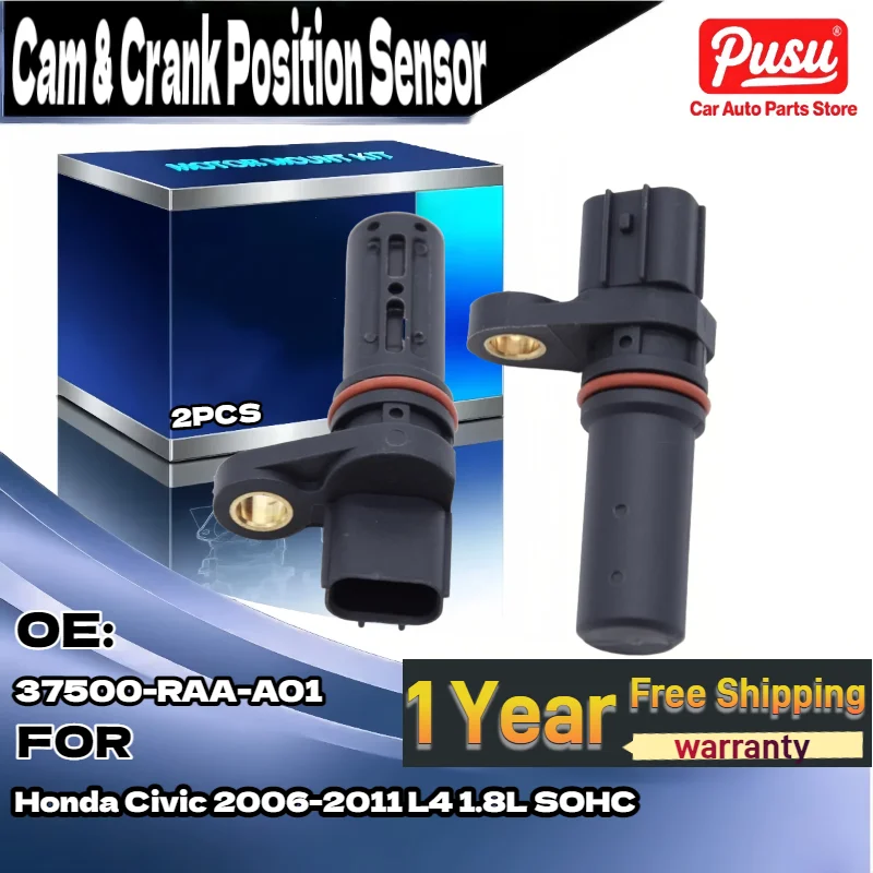 

Новый датчик положения распределительного вала и коленчатого вала 37500-RAA-A01 (J5T30172) для Honda Civic 2006-2011 L4 1.8L SOHC