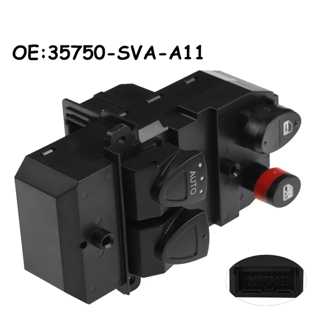 35750-SVA-A11 for Honda Civic 2006-2011 Electric Power Window Master Switch 35750SVAA11