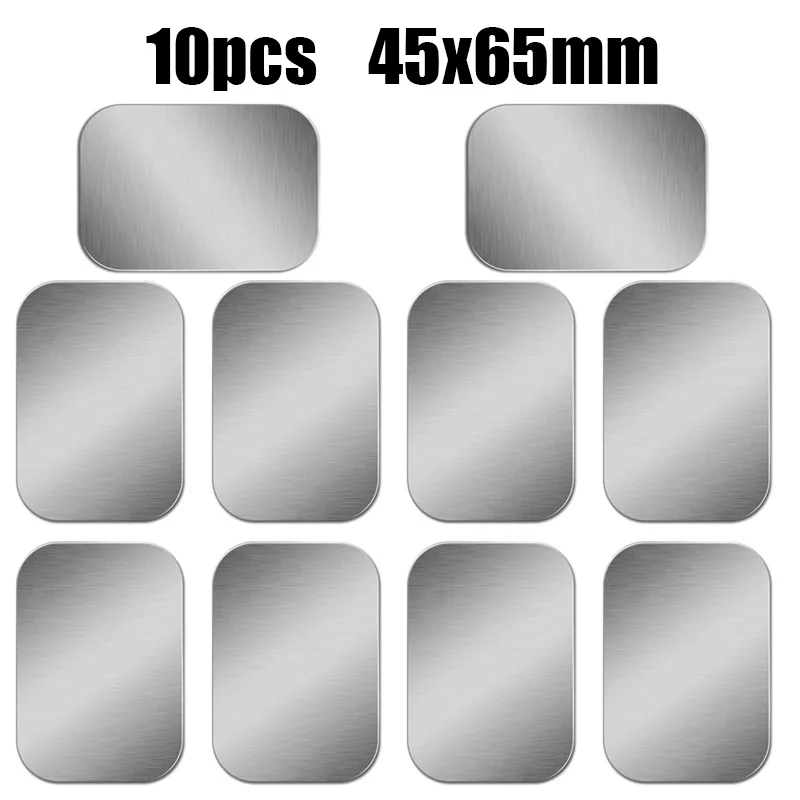 10PCS Magnetic Metal Plate for Car Phone Holder Universal Iron Sheet Disk Sticker Mount Mobile Phone
