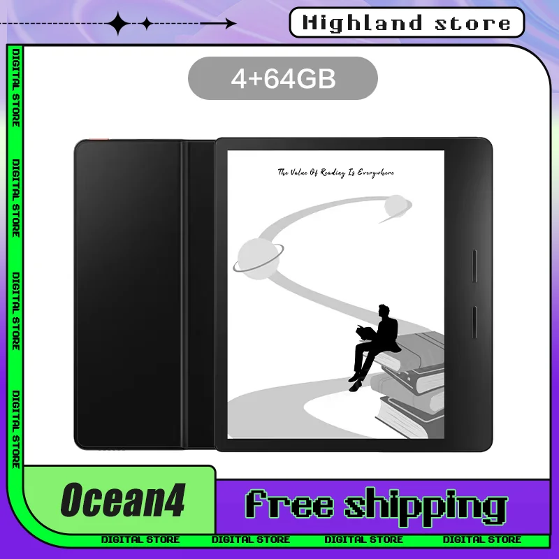 iReader Ocean4 Turbo E-Book Ireader Tablet Eye With 7-Inch Ink Screen 64gb Protection Reader Custom Lightweight Anime Novel Gift