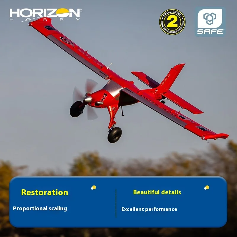 

Horizon Hobby Mini Red Dragon Micro DRACO Модель самолета Игрушка с дистанционным управлением Самолет с фиксированным крылом