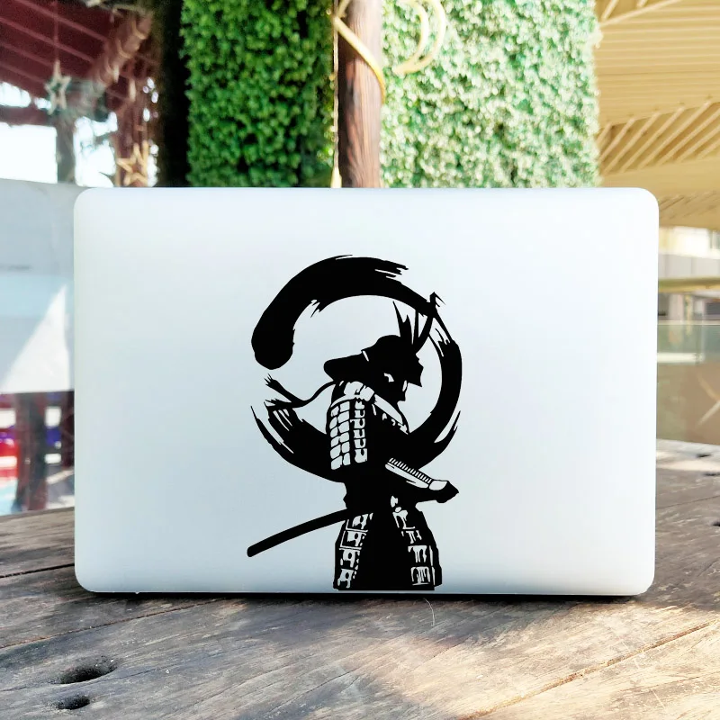 

Наклейка для ноутбука Samurai, Виниловая наклейка с японским воином для Macbook Air 13 Pro 14 Retina 12 15 дюймов Mac Realme Cover Skin Dell Notebook Decal