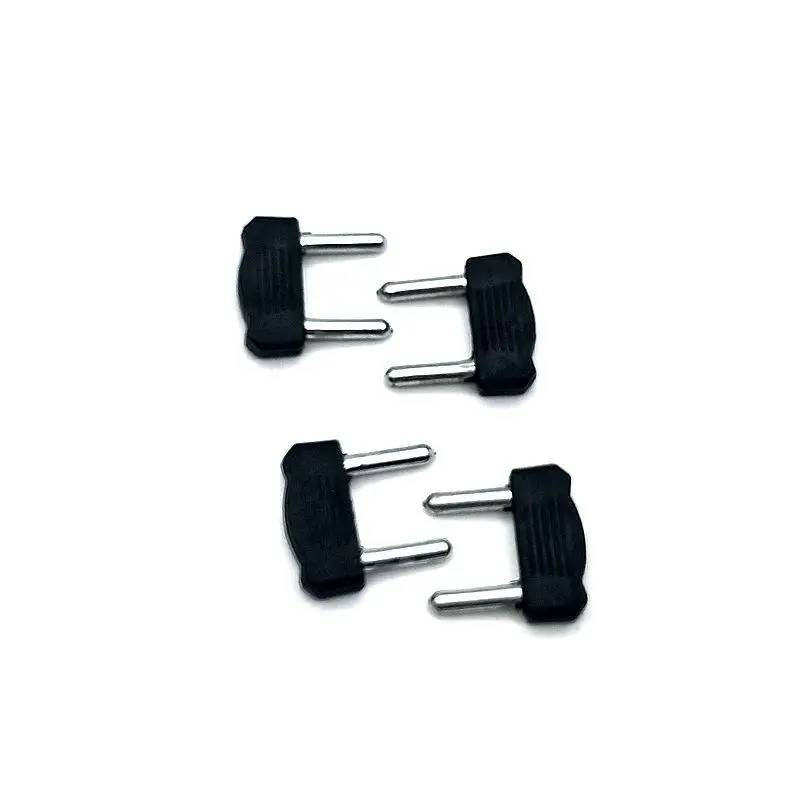 B*high quality 10Pcs 14mm 18mm Pitch Connecto Plug  Audio Video Terminal Block Banana Plug 3mm Needle Short-circuit Plugs