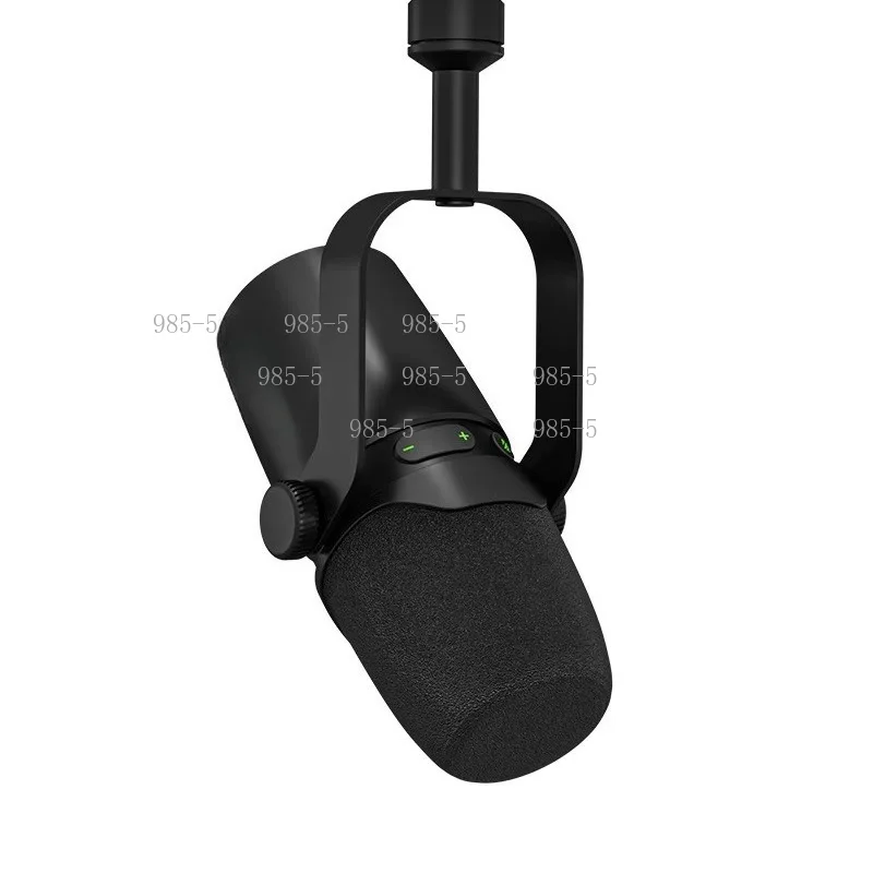 RE7 Desktop Dynamic Microphone XLR Cable Metal Body Cardioid Pickup Noise Reduction Broadcast Mic