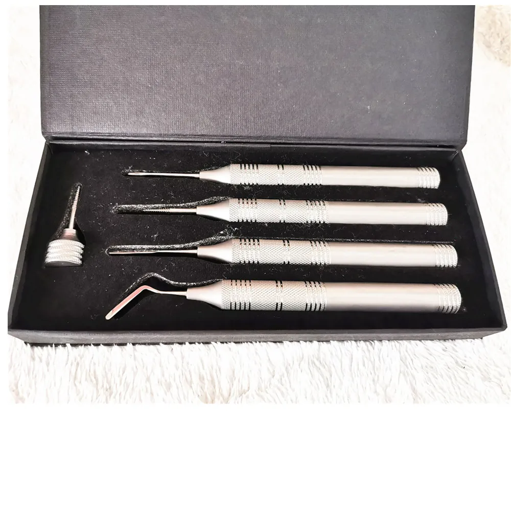 5Pcs Periotomes Atraumatic Extraction Teeth Removal Dental Implant Instruments