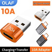 Olaf 10A OTG USB3.0/2.0 To Type C Adapter TypeC Female to USB Male Converter Fast Charging OTG For Macbook Laptop Xiaomi Samsung