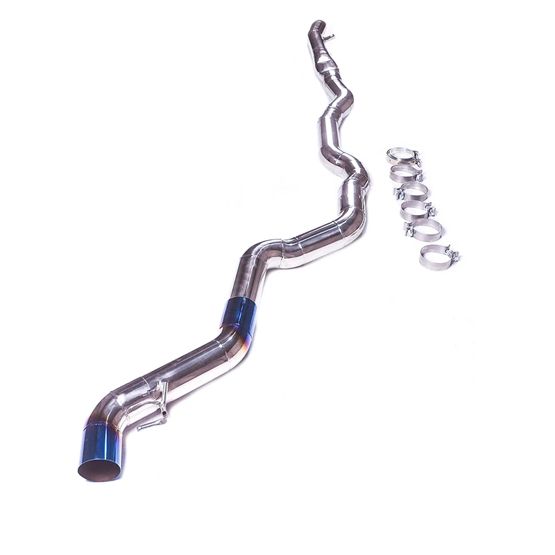 

JYD High Performance Suitable for BMW M240I 3.0L Custom Catback 89mm Diameter SS304 Stainless Steel Straight Pipe Exhaust System