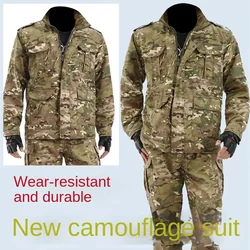 Tactical Uniform Set Men Camouflage Cp Multicam Work Wear Men Training Uniforms for Men Hunting Clothing