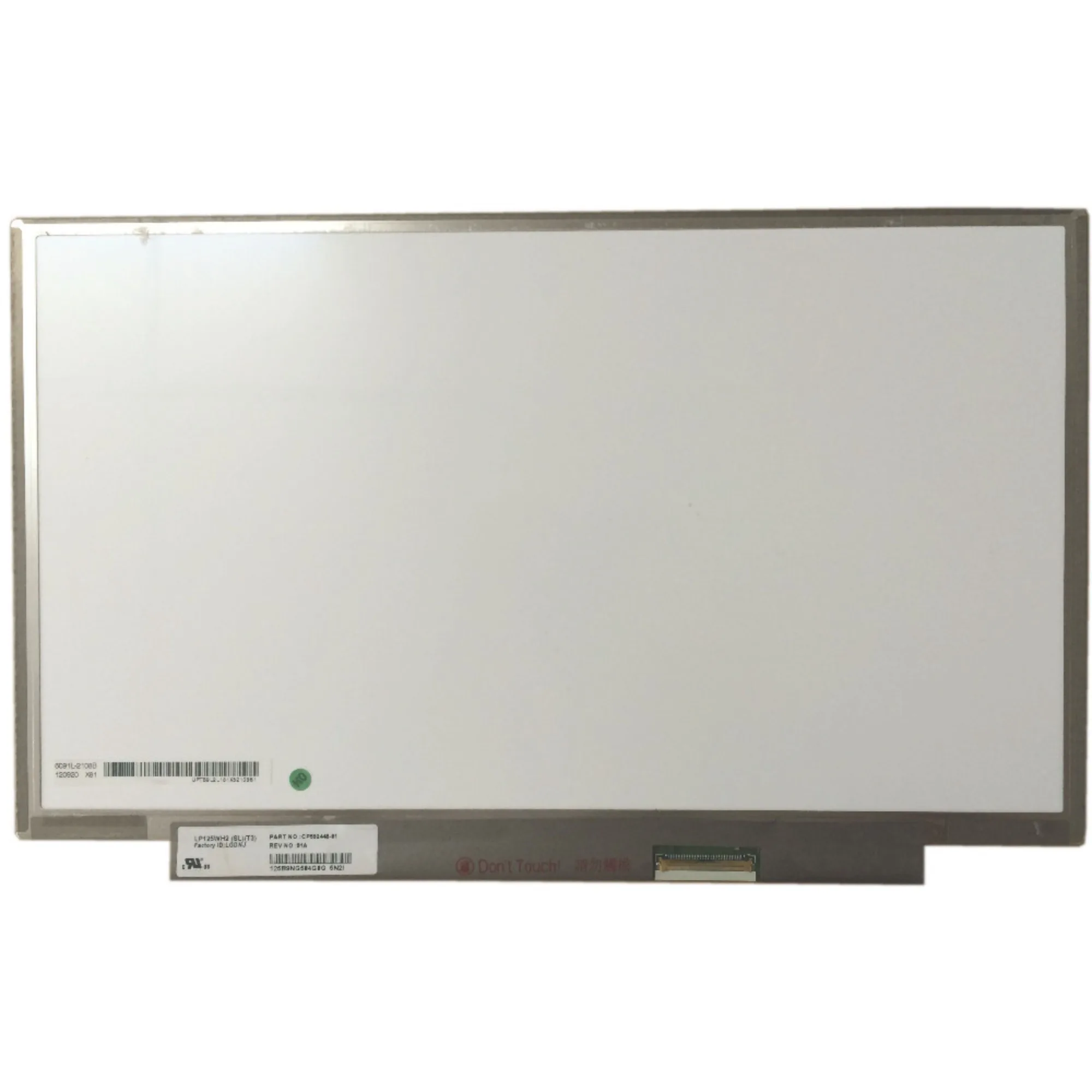 Painel de Tela Lcd Led Lp125wh2 Slt3 sl t3 sem Furos e com 40 Pinos