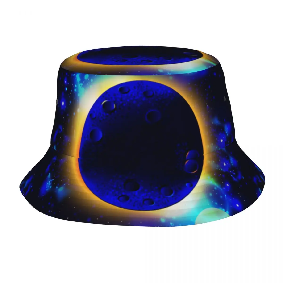 Space Planets Stars Bucket Hat Fisherman Foldable Women Men Sunscreen Shade Cap