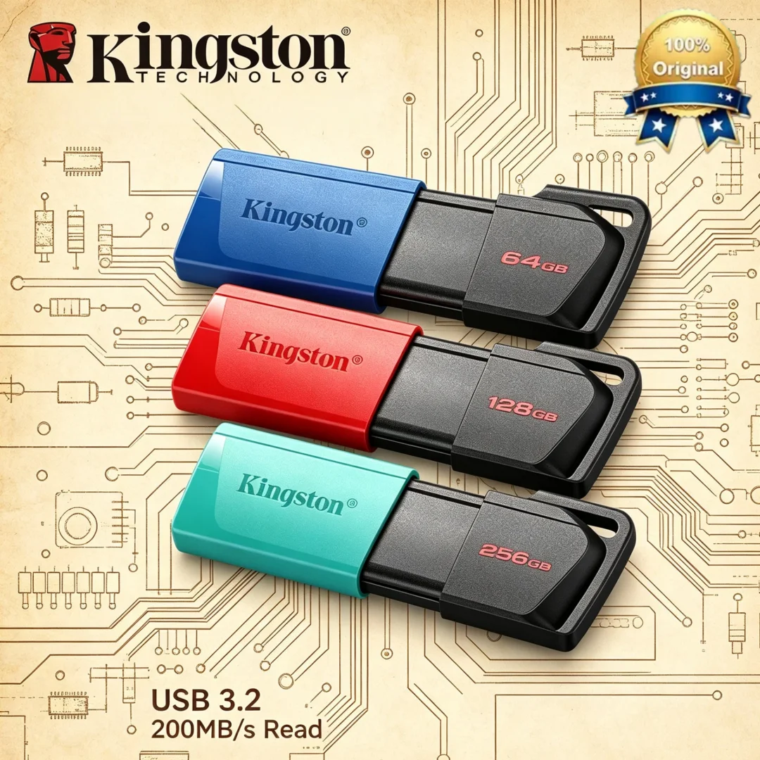 Kingston DTX 64GB 128GB 256GB USB 3.2 Gen 1 Original Pen Drive U Disk High Speed Flash Drive Memory Stick for PC Desktop
