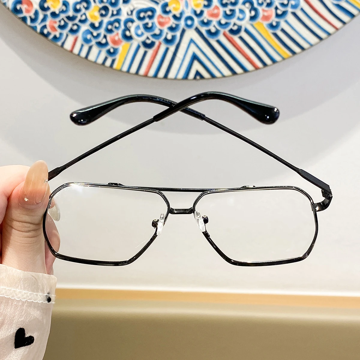 زوج واحد من النظارات النسائية  - مراجعة Women'S Fashion Glasses Non Prescription وسعره