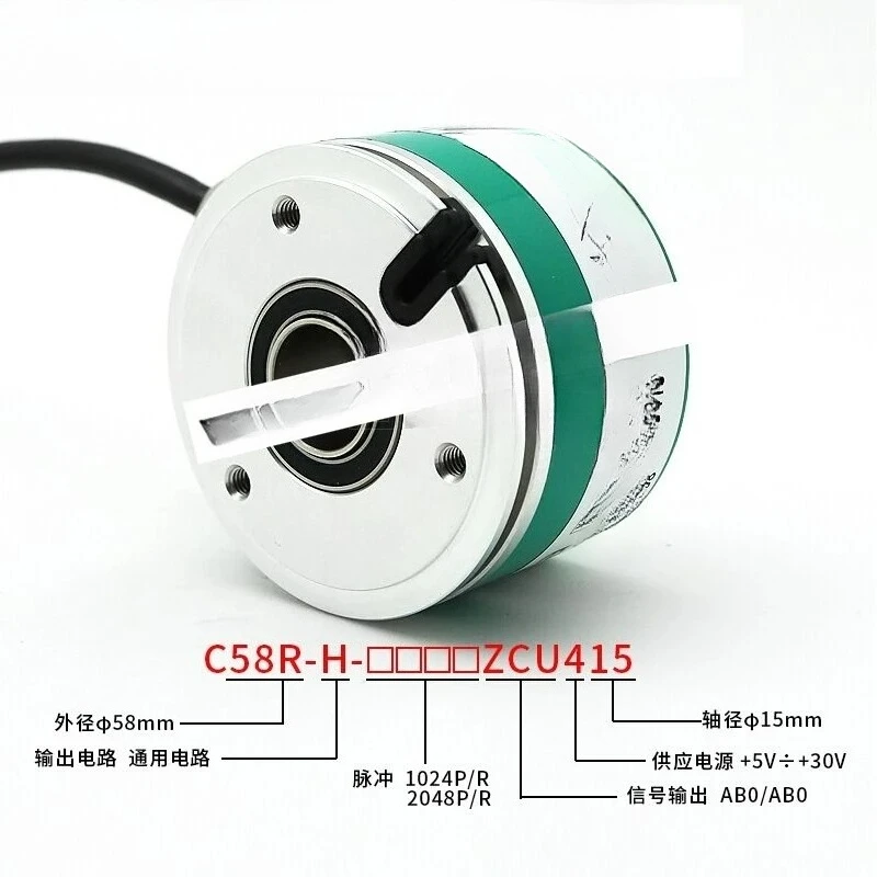 Original Encoder C58R-H-1024ZCU415-2048ZCU415 Textile Mill, Aperture 15MM
